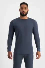 [Bonds] Bonds Men's Cotton Sleep Waffle Pullover in Harpoon Size: Medium M Harpoon