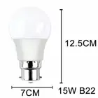 10 PCS 220V 15W NEW LED Radar Sensor Motion Bulb E27 B22 Smart Security Light