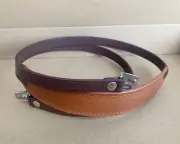 Leather Neck Shoulder Strap F/ Mamiya M645 1000S C220F C330 C330S Padded Brown