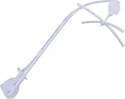 VANZACK 1Set Adjustable Crib Bell Mobile Arm with Bottom Clamp Multi Functional Mobile Holder for Crib Secure Attachment Height Adjustable Compatible with Cribs Enhances Visual
