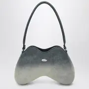 [Diesel] Double-D shoulder bag in denim One size Blue