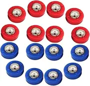 OHPHCALL 20pcs Shuffleboard Roller Set Mini Tabletop Replacement for Shuffleboard Curling Game Accessories