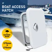 White Deck Hatch For Boat Marine Caravan RV Storge Access Yatch Lid 270x375mm AU