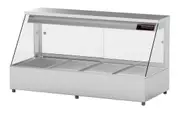 Woodson 4 Module Straight Glass Hot Food Display W.HFS24