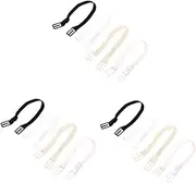 [WOFASHPURET] 3sets Sports Bras for Women Non-slip Bra Straps High Elastic Adjustable Anti-slip Buckle for 16pcs*3