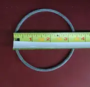 Round Rubber O Ring Belt 11" circumf VCR Projector Turntable Reel 3.4" Diameter