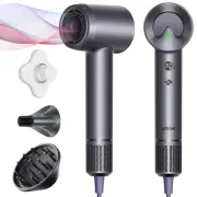 Hair Dryer 150,000RPM High Speed Ionic Hair Dryer with Diffuser Travel Blow D...