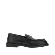 [EMPORIO ARMANI] EMPORIO ARMANI Grained leather loafers Man 7+ 7+ Black