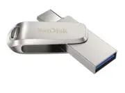 SanDisk 128GB Ultra Dual Drive Luxe USB-C & USB-A Flash Drive Memory Stick 150MB
