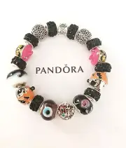 Pandora Charm Bracelet With 925 Silver Charms (18cm/7.1")