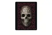 Anne Stoke Oriental Skull Polar Fleece Throw