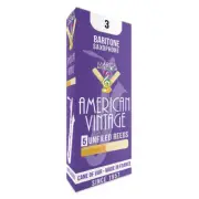Marca American Vintage Reeds ~ 5 pack ~ Baritone Sax ~ 3