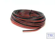 GM09RB Gaugemaster N/TT/HO/OO/O/G Scale Red/Black Twinned Wire 10m (14 x 0.15mm)