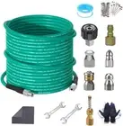 50FT Sewer Jetter Kit for Pressure Washer,1/4‘’NPT Drain Cleaner Hose 5800PS
