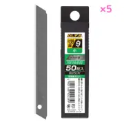 5pack-50blades OLFA Replacement Black-Blade 9mm S-type Small Sharp Cutter BB50K