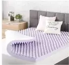 Best Price 3" Egg Crate Memory Foam Mattress Topper w/ Soothing Lavender - Twin