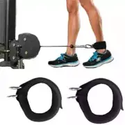 GYM Quality Sport Ankle Anchor Strap Double D-ring Gym Leg Pulley Strap Lifting