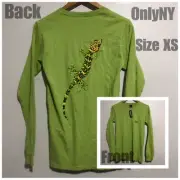 Men’s ONLY NY Gecko Long-Sleeve T-Shirt Size XS
