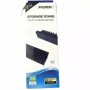DOBE GAME CARD BOX STORAGE STAND FOR PS-4 PlayStation 4 X2 Stands Black Color