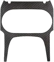 Compatible for Porsche -Cayenne 2018-2023 Real Carbon Fiber Car Center Console Cup Holder Panel Cover Frame Trim Stickers Car Accessories