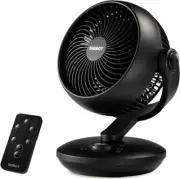 Small Fan for Bedroom,Air Circulator Fan with Remote,3 Modes, 8 Speeds,9H Timer,