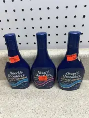 3 Vintage Head And Shoulders Dandruff Shampoo intensive treatment 80s Movie PROP