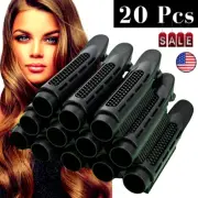 20 Pcs Rizador de para cabello rizadores rollo pelo ondulador sin calor ni dañar