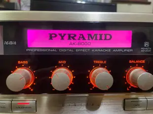 金字塔PYRAMID AK-8000 數位混音擴大機 七彩霓虹燈