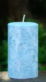 1.7kg 400 hour Blue CHRISTMAS SUGAR PLUMS Scented CANDLE Citrus & Cinnamon Spice