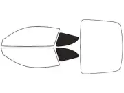 Rvinyl Window Tint Kit Compatible with Porsche Cayman 2014-2016 - 0 Parent