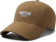 [QOHNK] Baseball Caps for Men and Women Sports Breathable Sun Hats Cotton Dad Hat Fishing Baseball Cap Adjustable Size Buckle