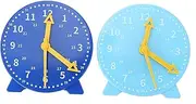 Kisangel Educational Clock Model Toys School Teaching Tool Boys and Girls Learning Clock for Early Education Random Color