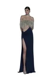 [The Archivia] The Archivia-Abito Loris Blue-Donna -Blu, Beige 40 Blu, Beige