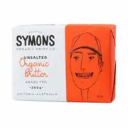 Organic Symons Organic Dairy Co Butter Unsalted 250g - Fresh, healthy organic delivery | Doorstep Organics