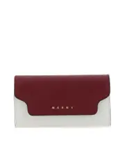 Marni Twotone Leather Key Chain Case