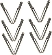 ERINGOGO 12pcs String Fixed String Pillar Pin Musical Instrument Part Pegs Lyre Harp Accessories Harp Tuning Key Lyre Instrument Radio Lyre Peg Rivet Instruments Lyre Harp Peg Metal Silver