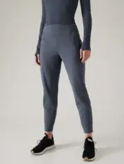 Athleta Rainier Jogger Size LP Granite Blue SuperSonic Pant #488459 NEW