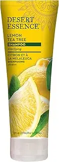 Desert Essence Organics Hair Care Shampoo, for Oily Hair, Lemon Tea Tree, 8 Ounce