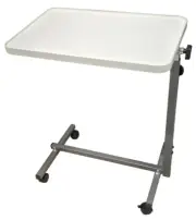 Over Bed Table Tilting Grey Economy