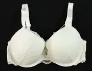 Dorina Women's Celine Light Padded Demi Full Cup Bra TS8 Ivory 32DD NWT