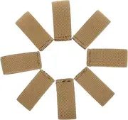 DECOMELODY 8Pcs Elastic Belt Keepers for Backpack Duty Belts Durable Nylon Strap Retainers Lightweight Portable Belt Loop System for Straps Vests and Pet Products
