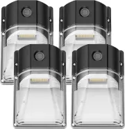 30W Mini LED Wall Pack Light with Dusk to Dawn Photocell, 5000K Wall Pack Light