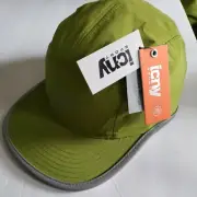 Reflective Running or Cycling hat - EYE- icny NWT Green one size fits all