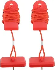 Treadmill Safety Key, 2Pcs Universal Treadmill Emergency Stop Switch Replacement, Treadclimber Safety Switch Clip, Running Machine Emergency Stop Key, Treadmill Accessories Parts