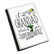 I'm A Grandad What's Your Superpower Passport Holder Cover Case Fathers Day