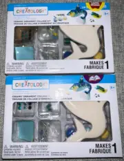 CREATE YOUR OWN/PAINT ARTS AND CRAFTS ORNAMENTAL (NEW) CERAMIC SHARK X2