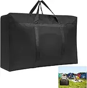 Large Storage Bags, Moving Bags 180L, Waterproof Jumbo Storage Bags, Moving Totes Organizer Bags for Bedding Duvets Blankets Clothes(100 * 60 * 30 CM)