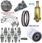 Tune Up Kit Filters Cap Wire Spark Plugs For FORD THUNDERBIRD L6 3.3L 1980-1981 (for: Ford)