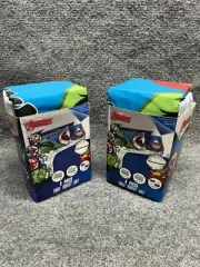 Bundle of 2 Avengers Hero Time Kids 4-Piece Full Sheet Set