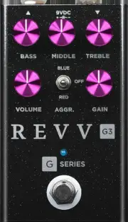 New Revv Amplification G3 Black Sparkle Overdrive 0628504620687
